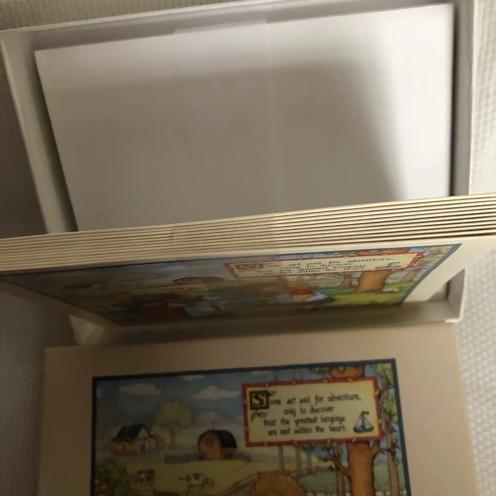 Charming Lisa A. Blowers Print Boxed Notecards Children Country Ducks